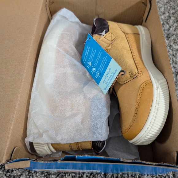 Stride Rite Tan Leather Men's Boots - Picture 1 of 4